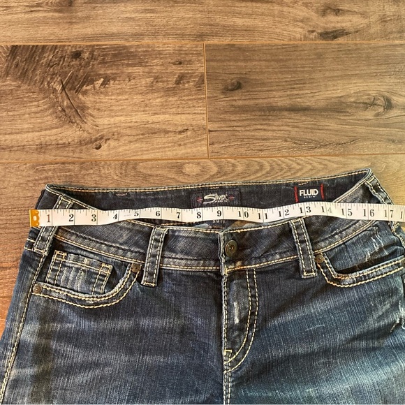 Silver Suki Jeans Mid Straight 32/32 - Picture 14 of 16